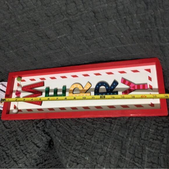 NWT "Merry" Word Christmas Wall Decor - Picture 4 of 5